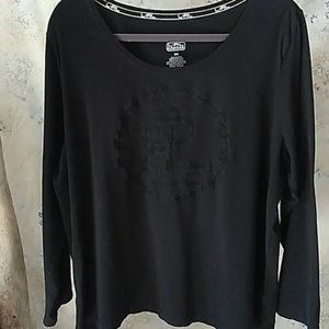 Lauren Ralph Lauren L-RL Women's Long Sleeve Logo Stitched Front Shirt Size 3XL